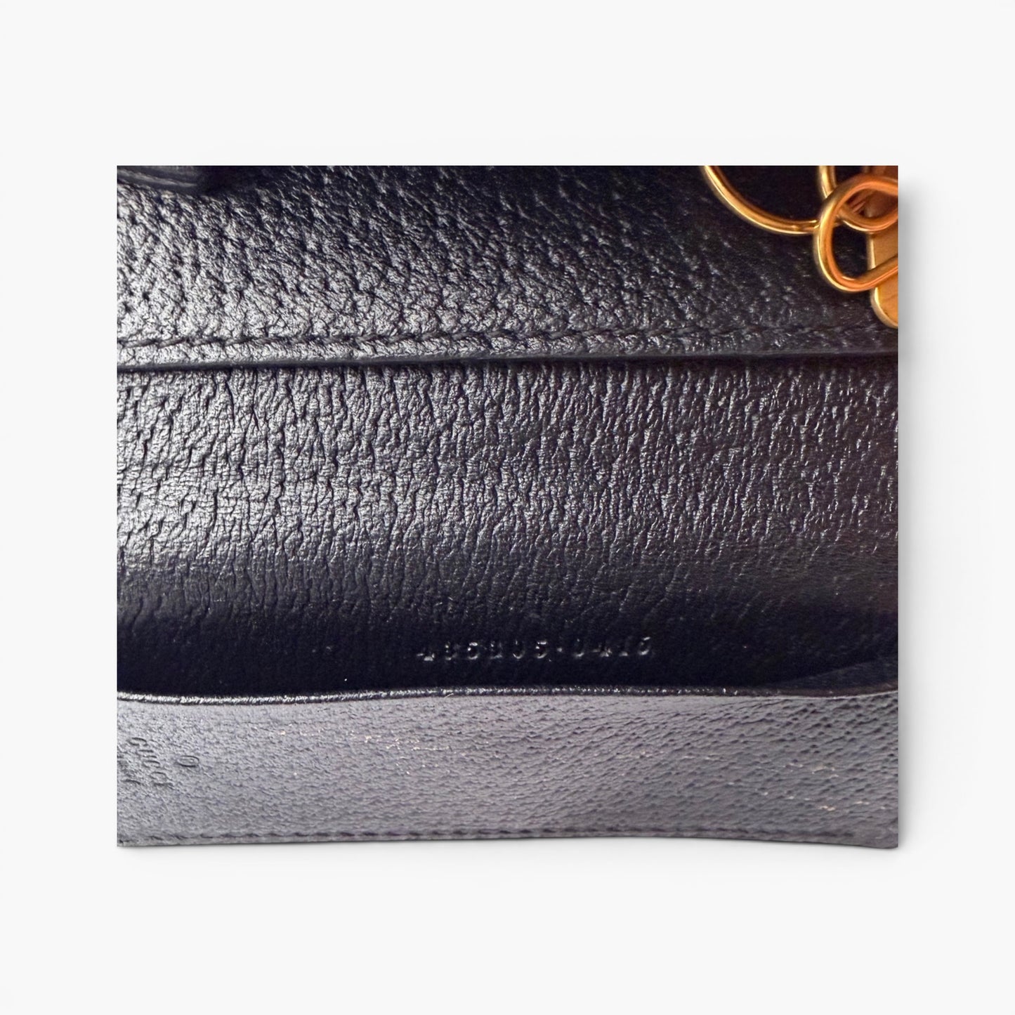 GUCCI GG Marmont Black Leather 6 Key Case