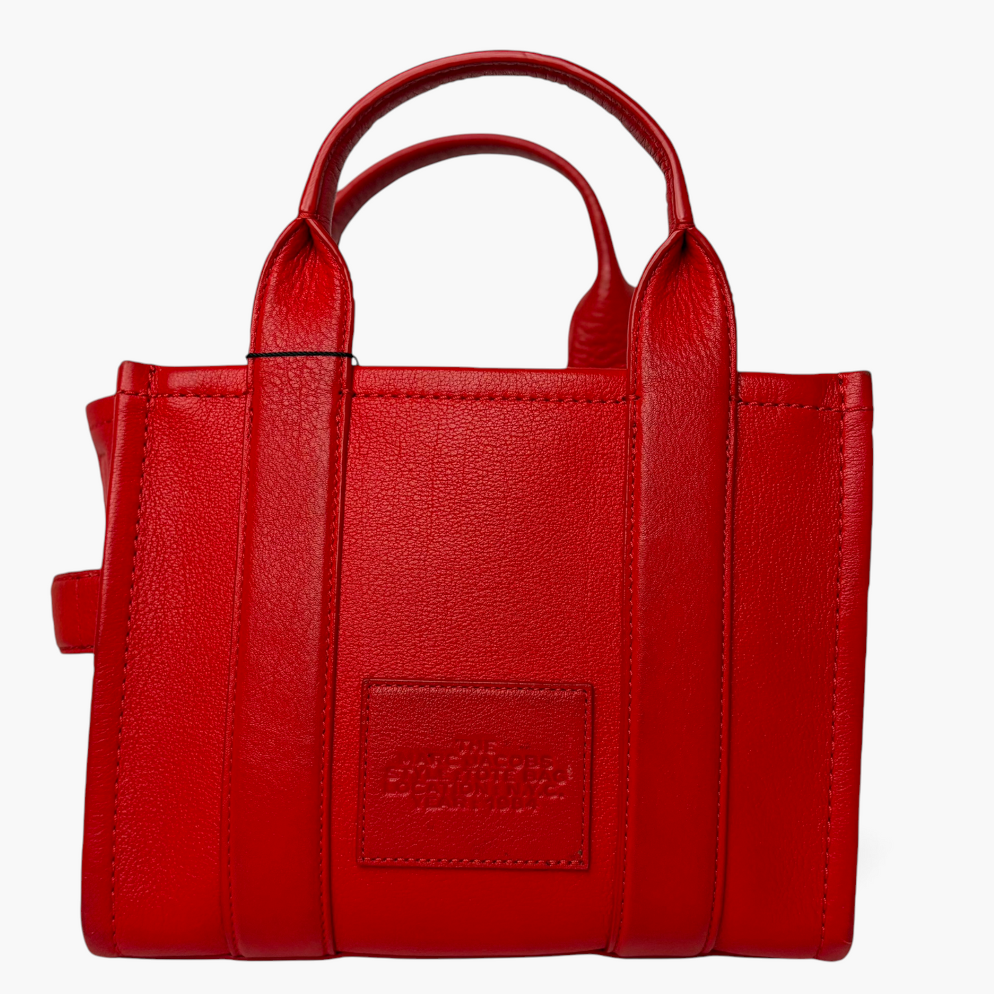 The Leather Small Tote Bag True Red