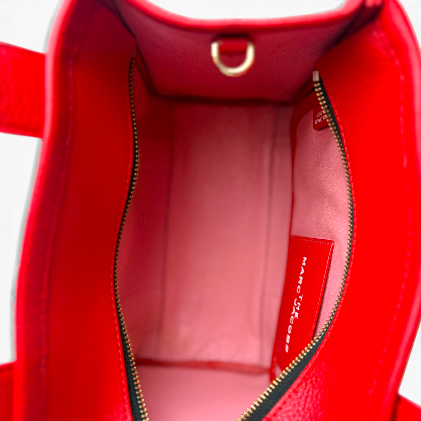 The Leather Small Tote Bag True Red