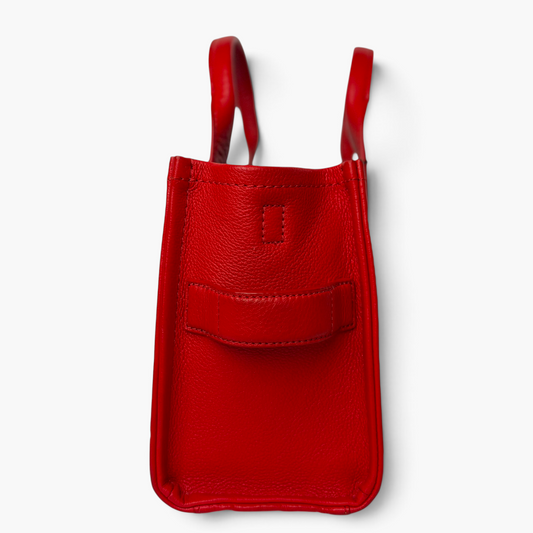 The Leather Small Tote Bag True Red