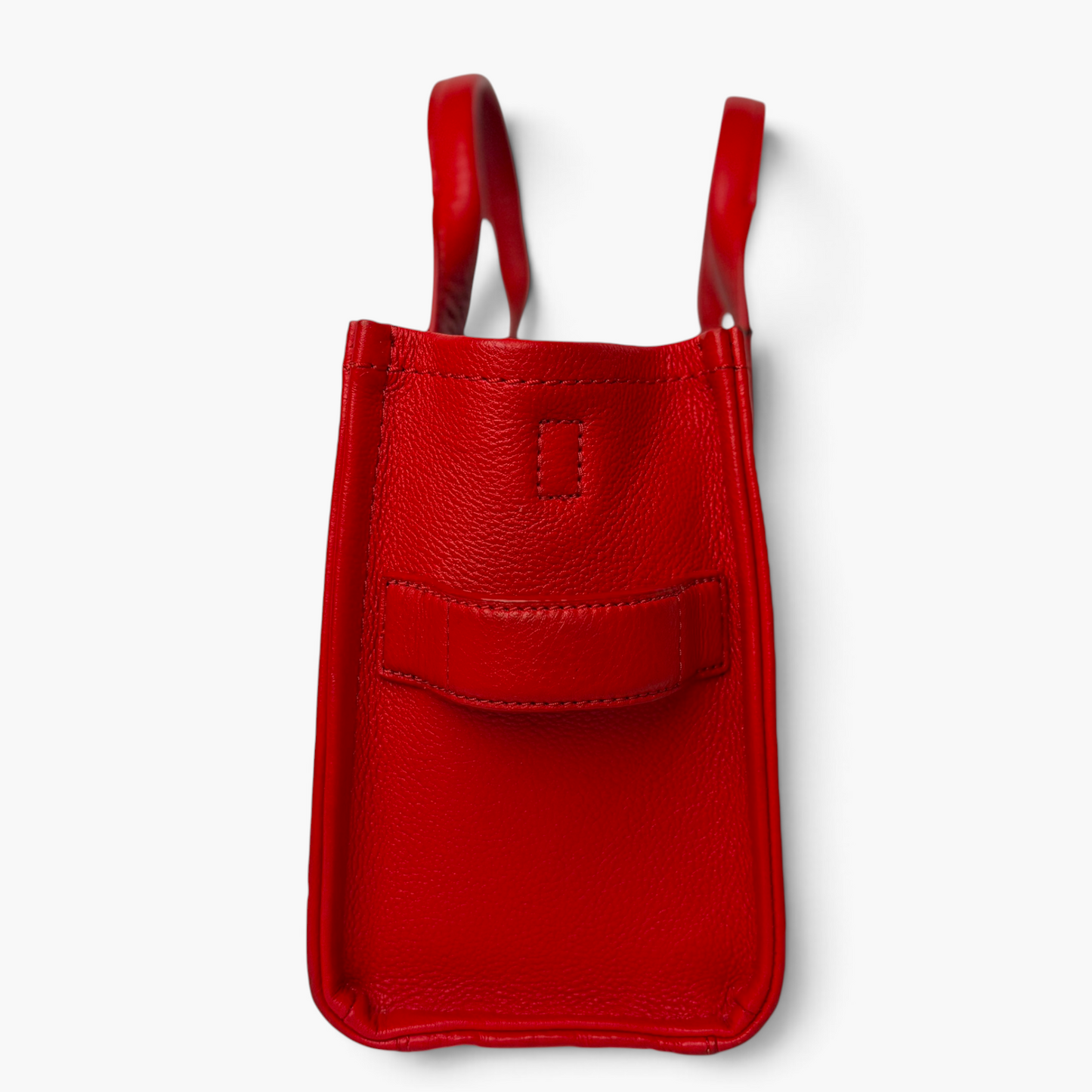 The Leather Small Tote Bag True Red