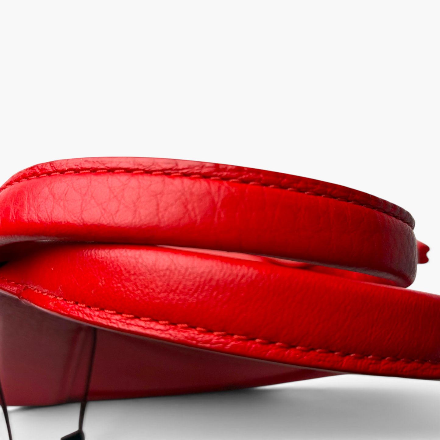 The Leather Small Tote Bag True Red