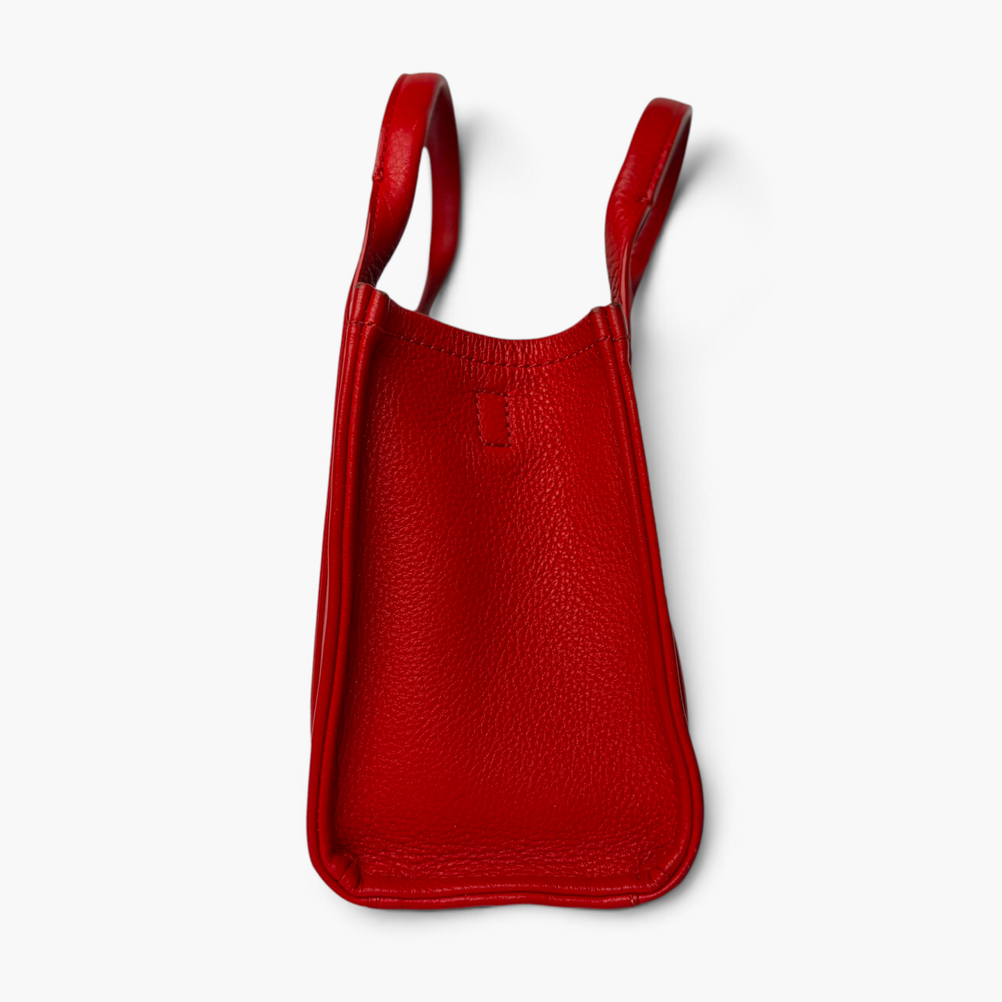 The Leather Small Tote Bag True Red