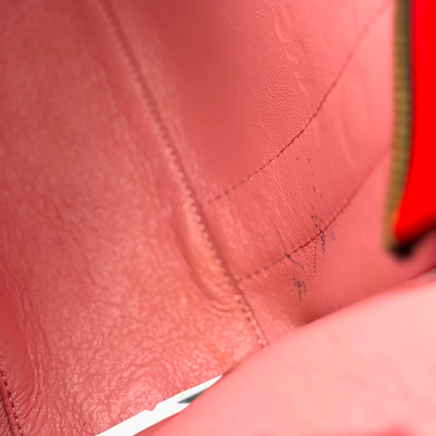 The Leather Small Tote Bag True Red
