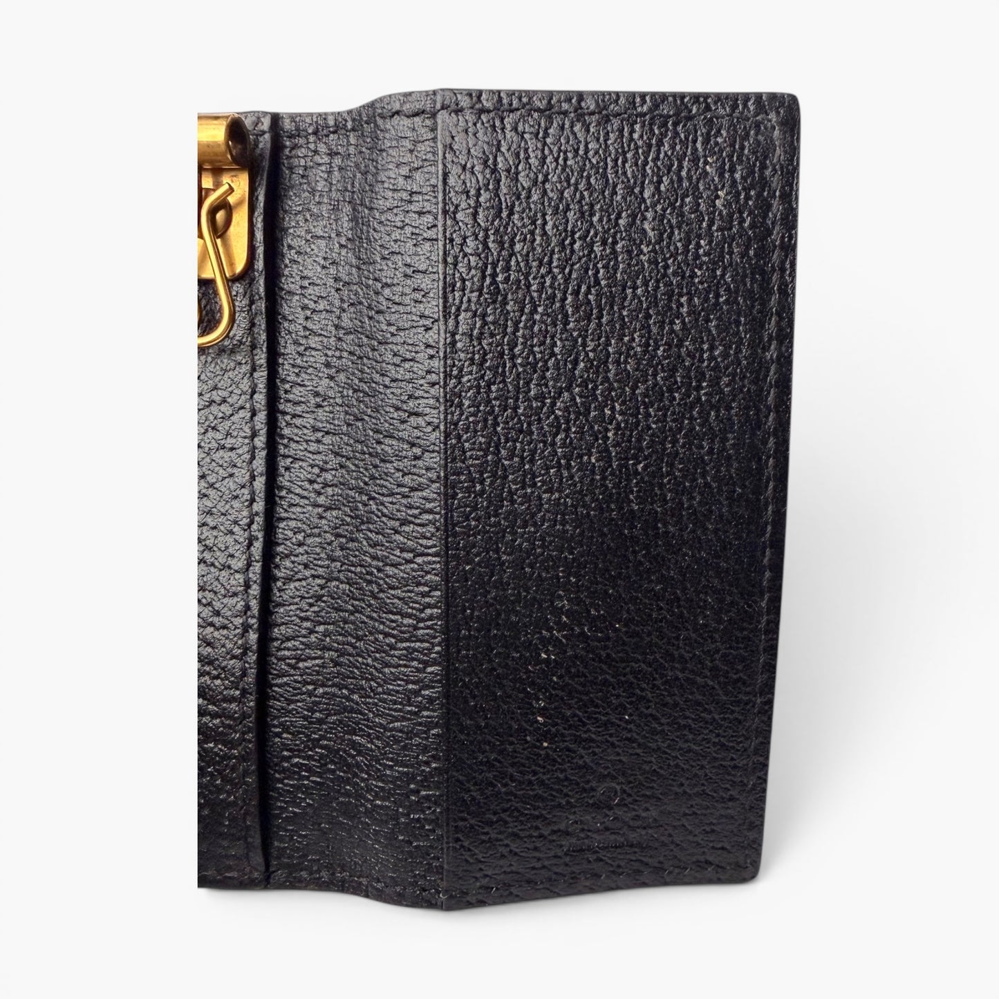 GUCCI GG Marmont Black Leather 6 Key Case