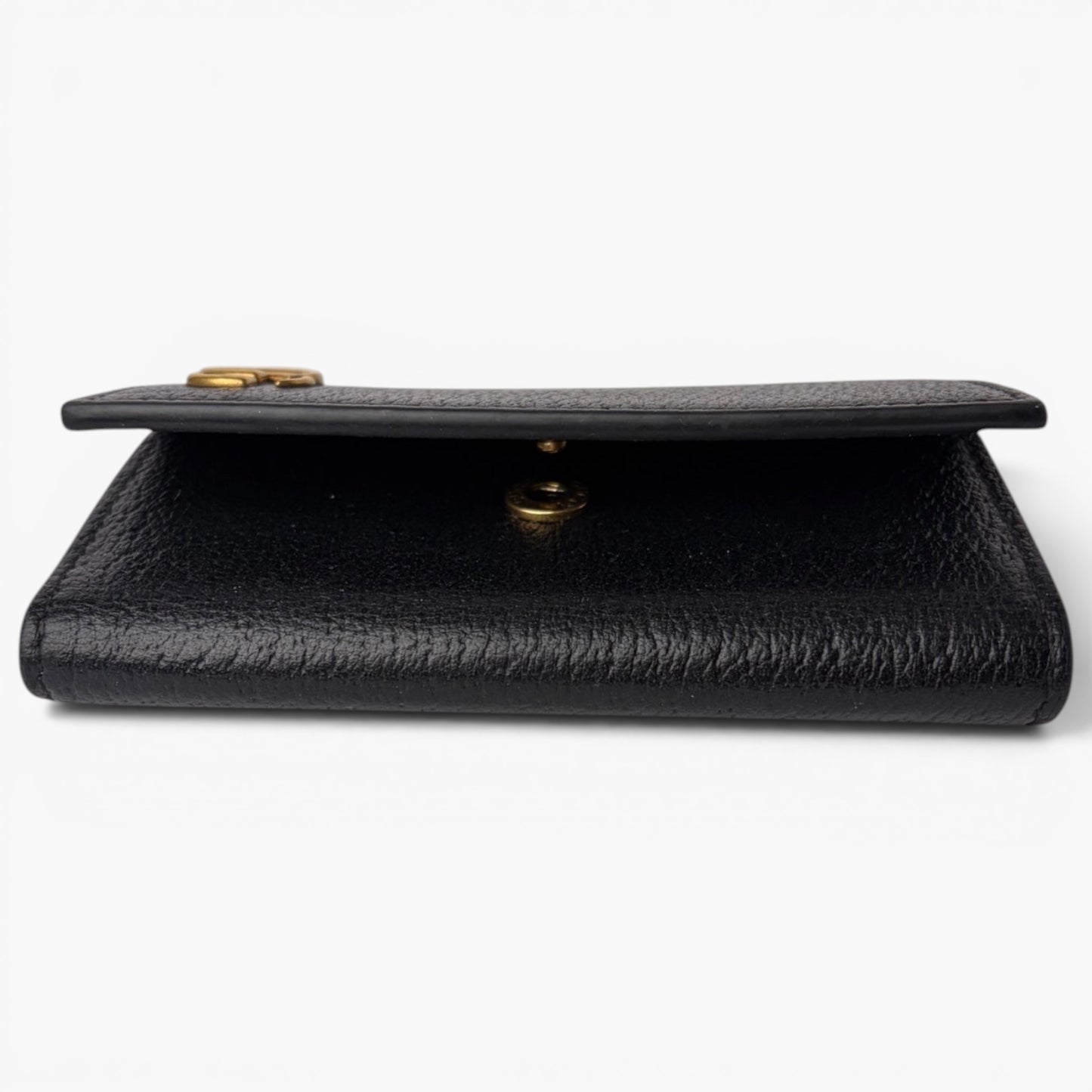 GUCCI GG Marmont Black Leather 6 Key Case