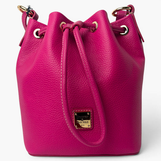 Lucca Small Drawstring Bag Fuchsia