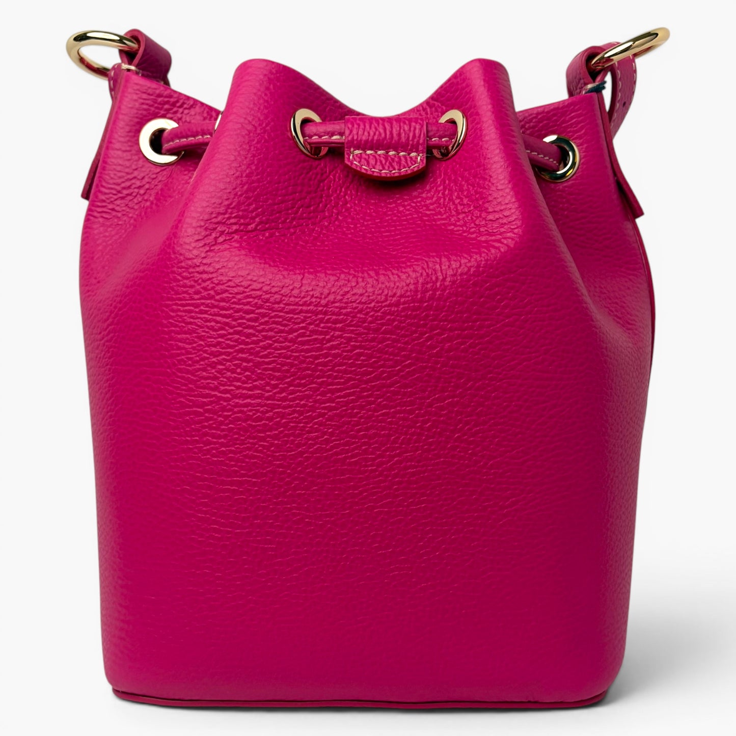 Lucca Small Drawstring Bag Fuchsia