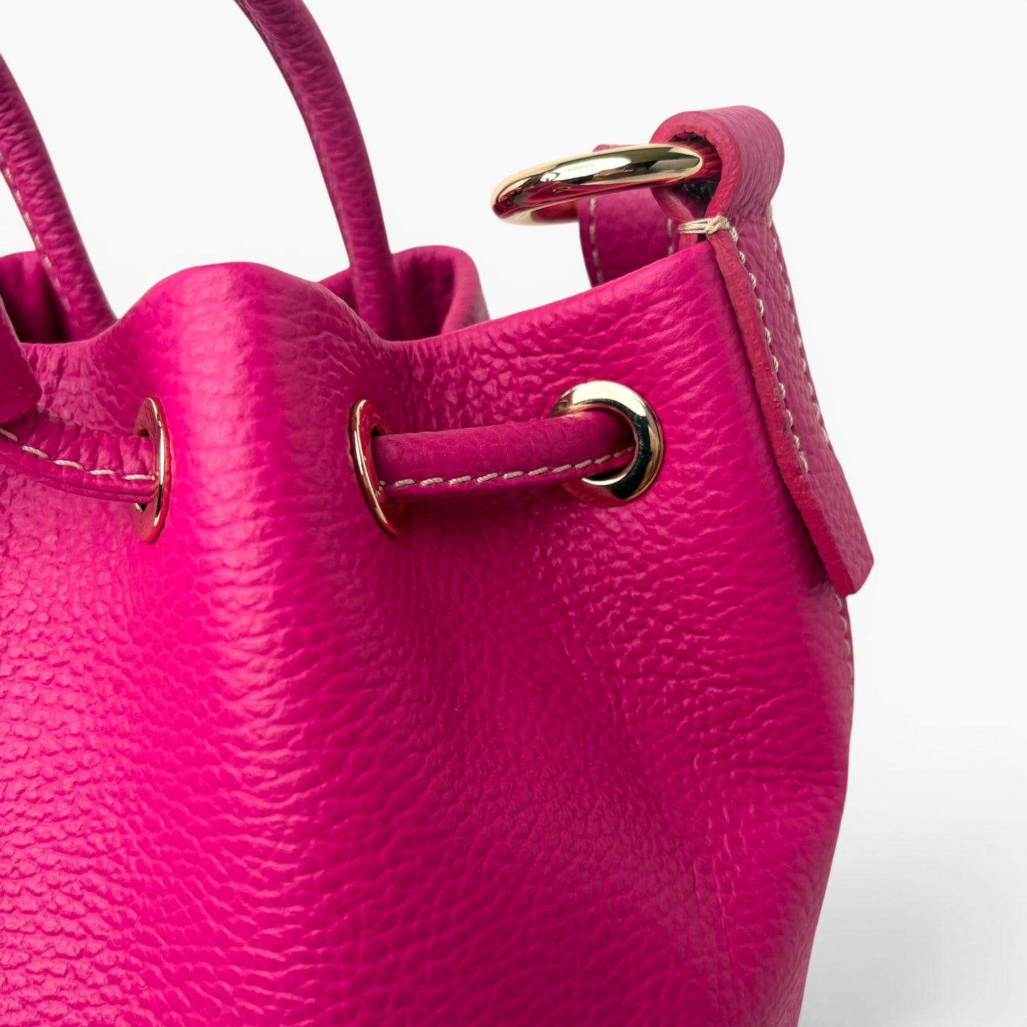 Lucca Small Drawstring Bag Fuchsia
